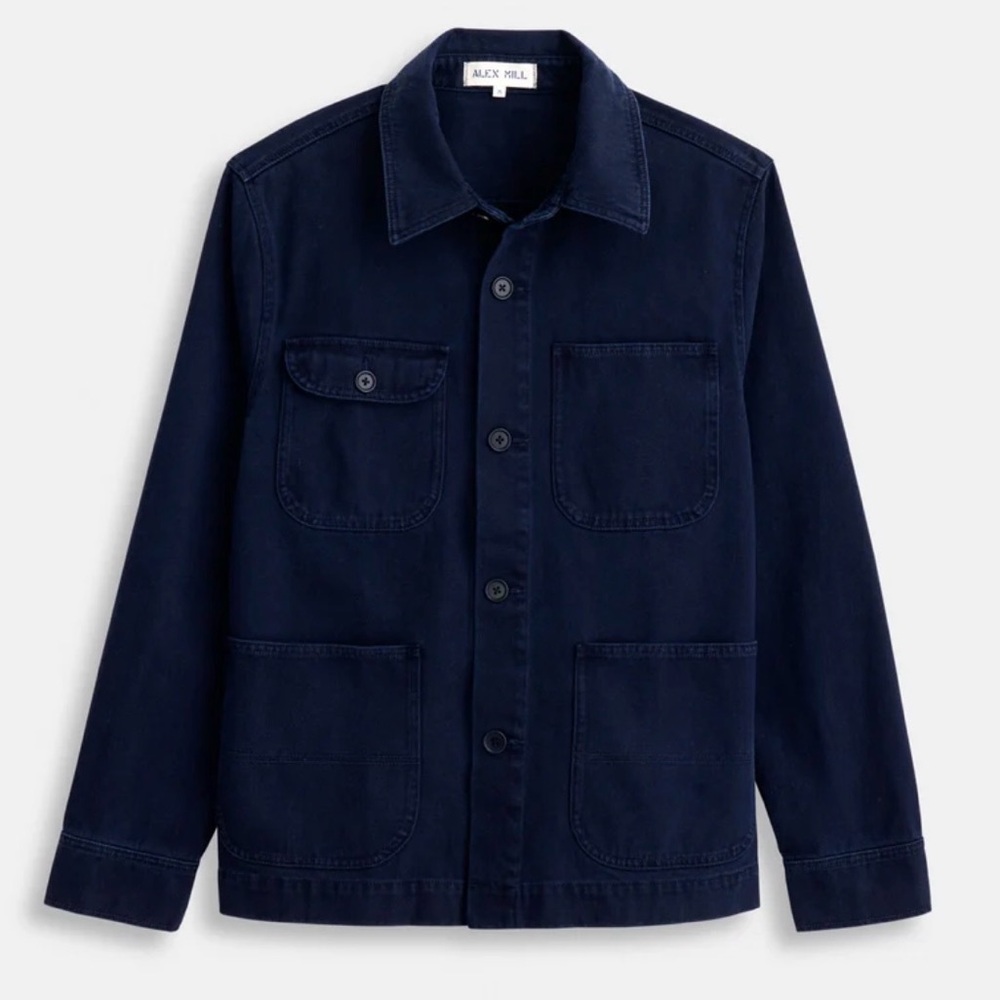 Alex Mill Classic Chore Jacket in XS Navy